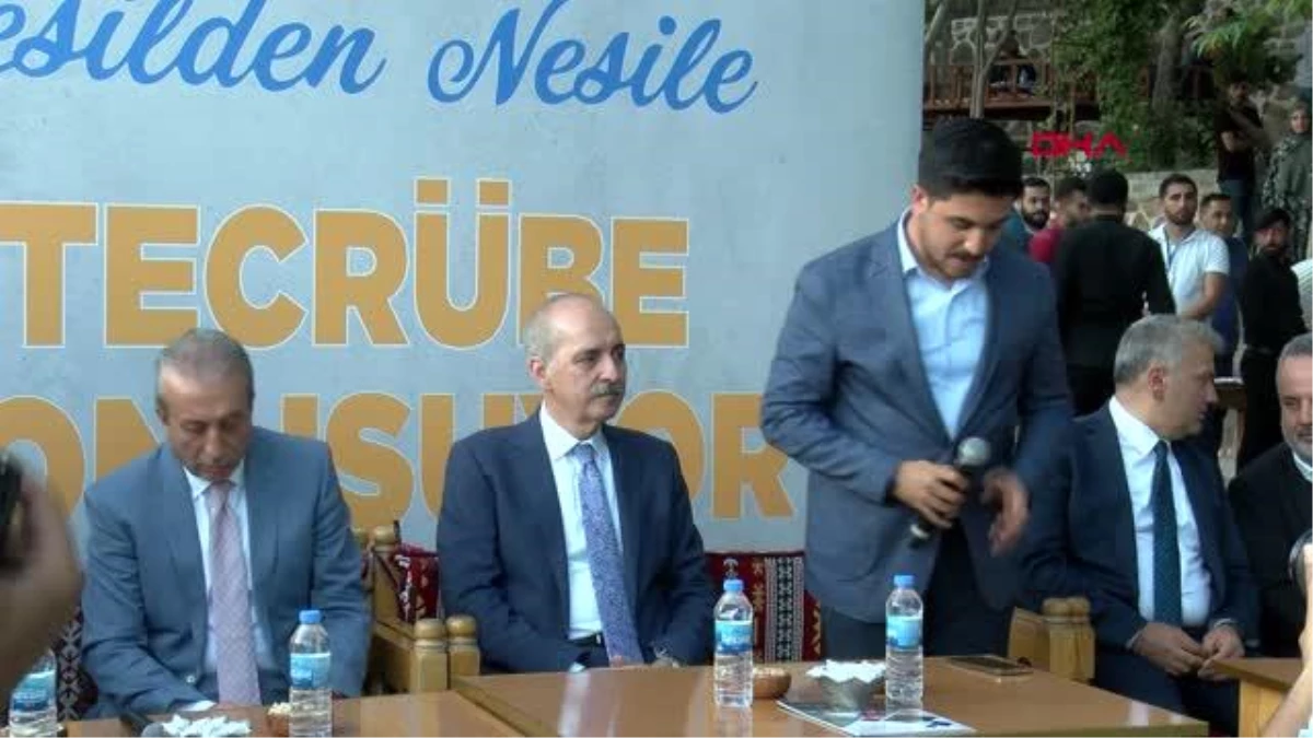 NUMAN KURTULMUŞ, GENÇLERLE TARİHİ ON GÖZLÜ KÖPRÜ YERLEŞKESİNDE BULUŞTU