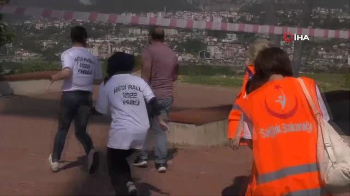 Öğrenciler için hazırlanan "Medi Ralli" tatbikatı gerçeğini aratmadı