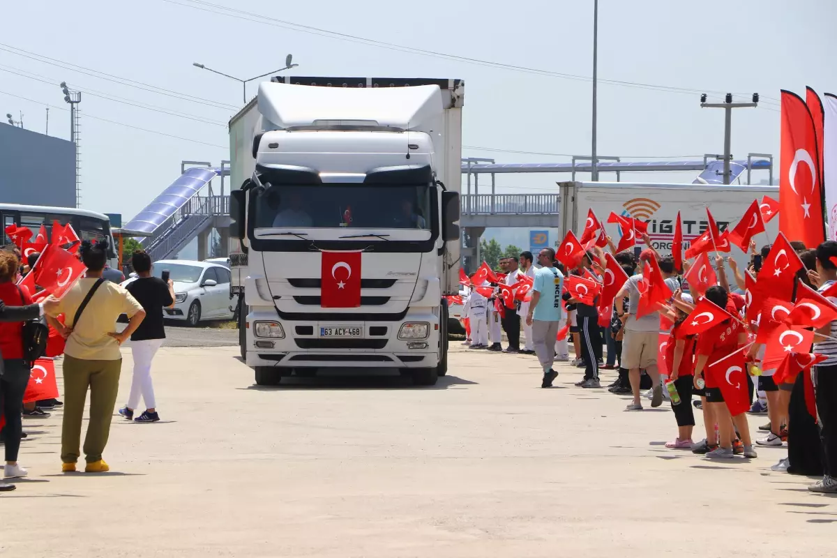 "Spor Aşkı Engel Tanımaz" tırı, Tekirdağ\'a ulaştı