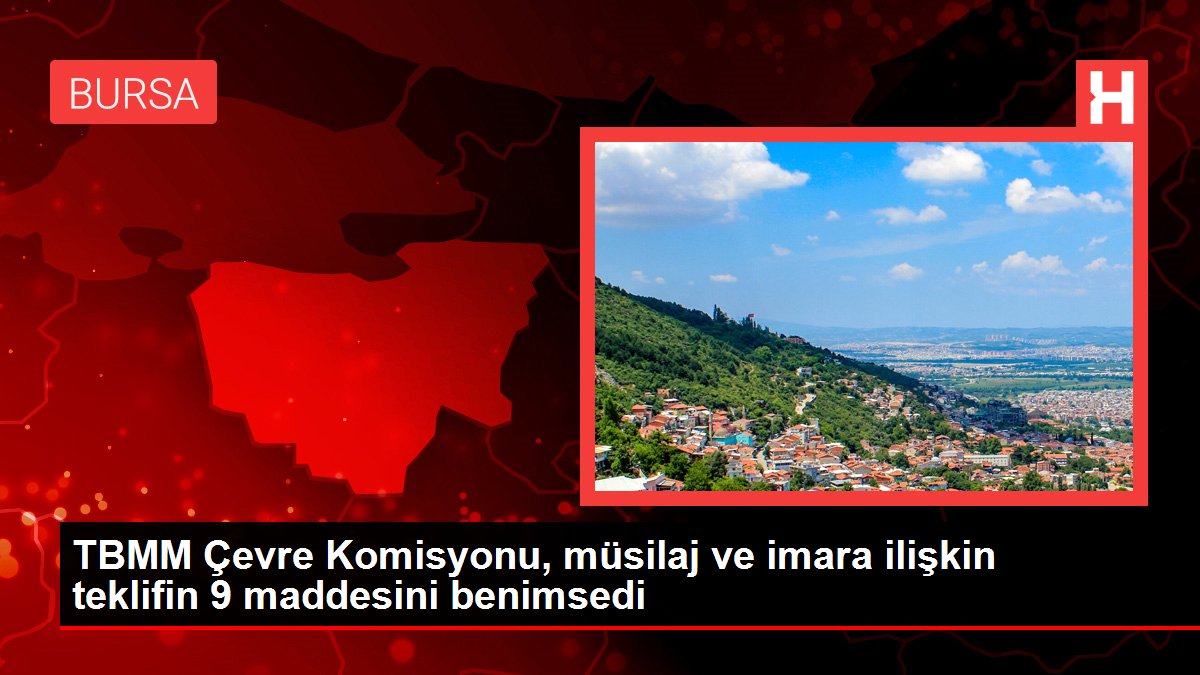 TBMM Çevre Komisyonu, müsilaj ve imara ilişkin teklifin 9 maddesini benimsedi