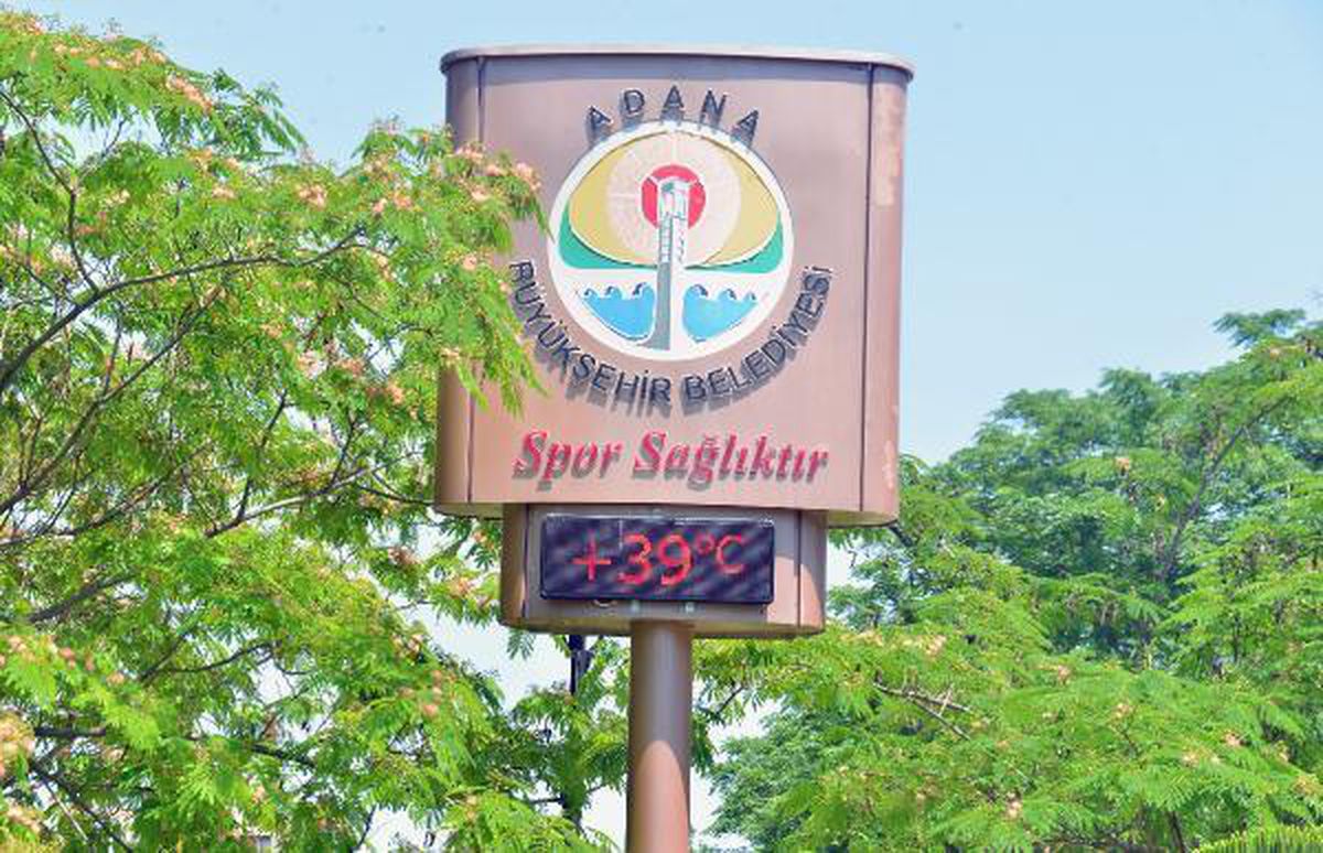 Adana\'da hava sıcaklığı 40 dereceye dayandı
