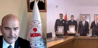 BAKAN SOYLU'DAN, CANLI BOMBA ŞÜPHELİSİNİ ETKİSİZ HALE GETİREN POLİSLERE ÖDÜL