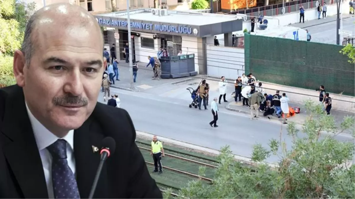 Gaziantep\'teki saldırı girişimine müdahale eden polis memurları, Bakan Soylu tarafından ödüllendirildi!