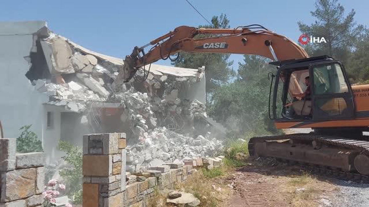 Bodrum\'da 3 yıldır kaçak yapılarla mücadele devam ediyor