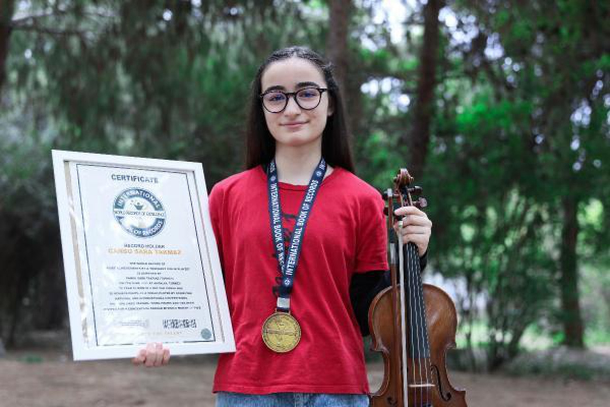 CANSU, KEMANIYLA 6 AYDA ELDE ETTİĞİ 16 DERECEYLE GUİNNESS\'E GİRDİ
