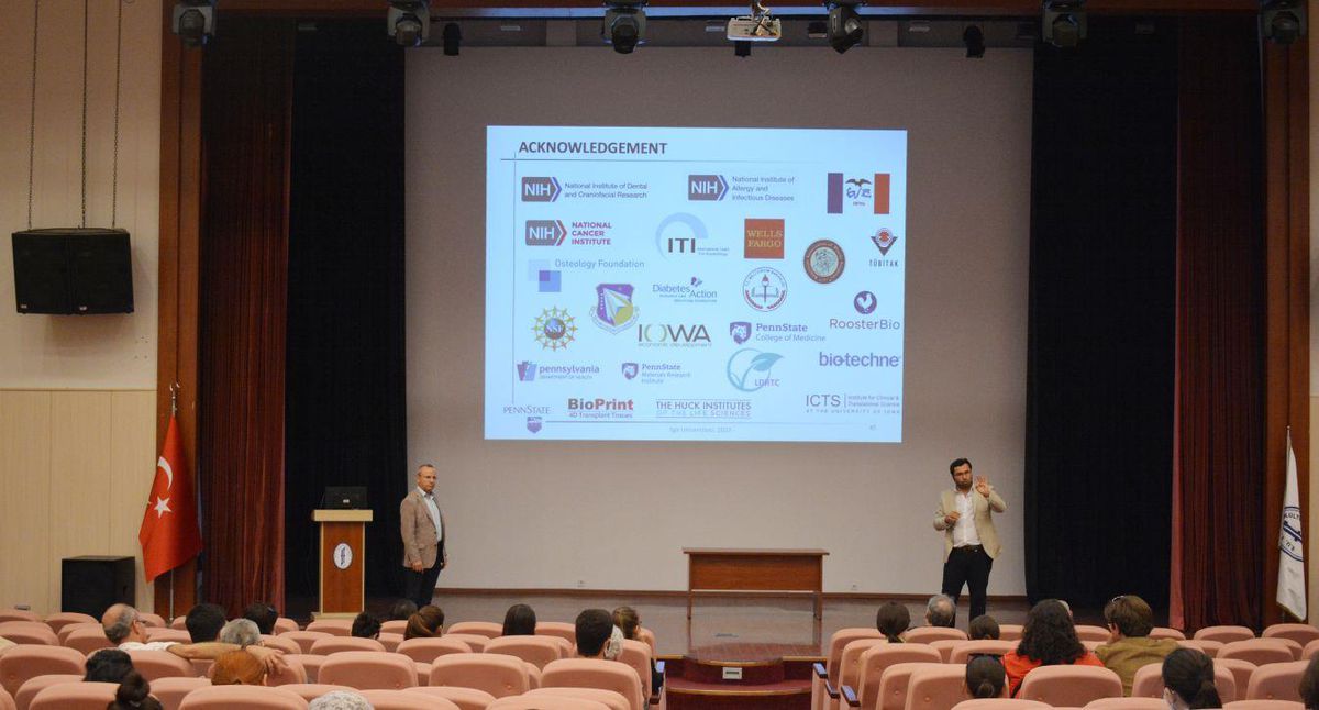 Ege Üniversitesinde "3 Boyutlu Biyoyazıcılarla Organ Basımı" konferansı düzenlendi