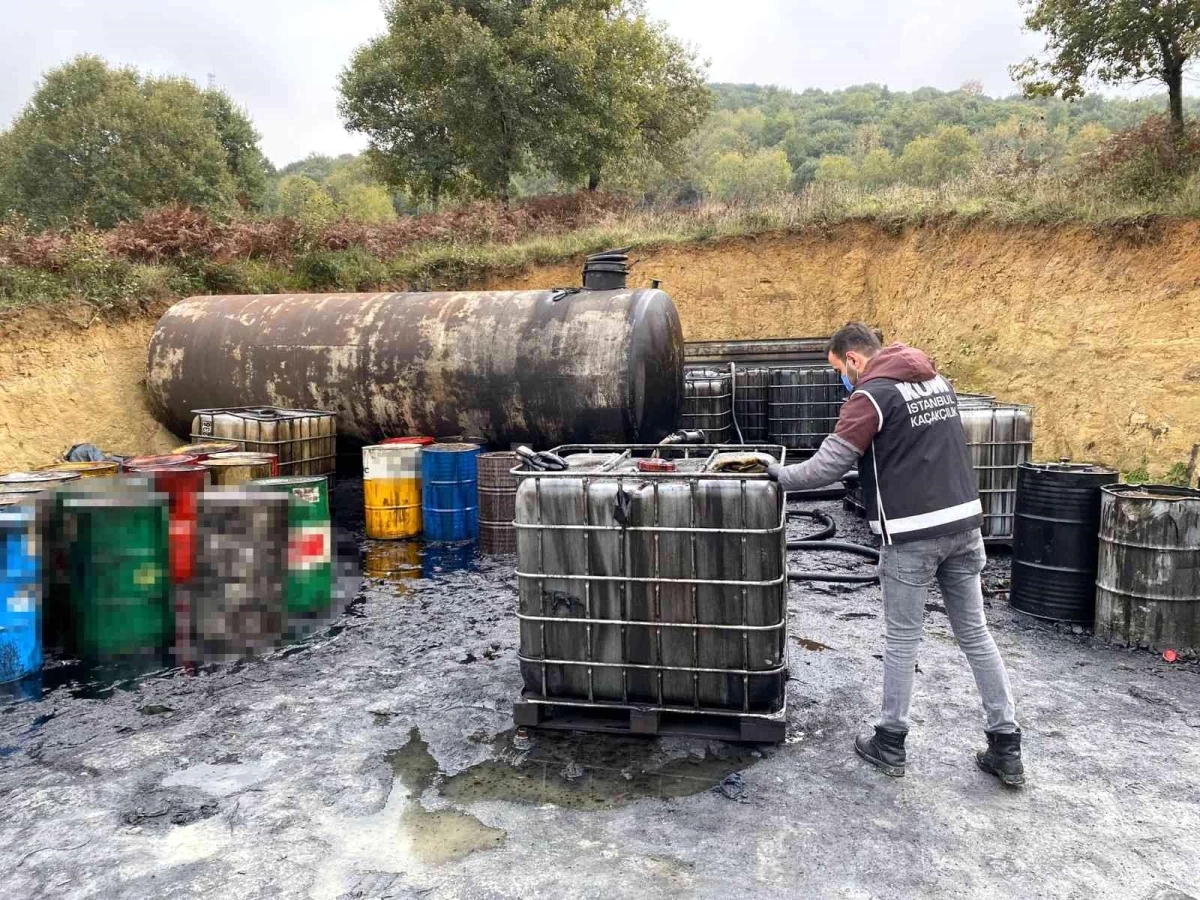 Kaçak akaryakıt operasyonu: 108 bin litre karışımlı akaryakıt ele geçirildi