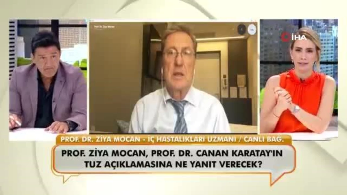 Prof. Dr. Ziya Mocan: "Tansiyon hastalarına kesinlikle tuz verilmemesi gerekiyor"