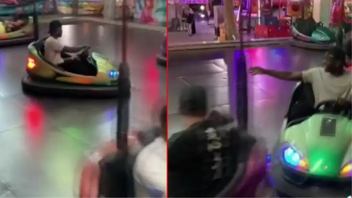 Mario Balotelli lunaparkta çocuklar gibi eğlendi