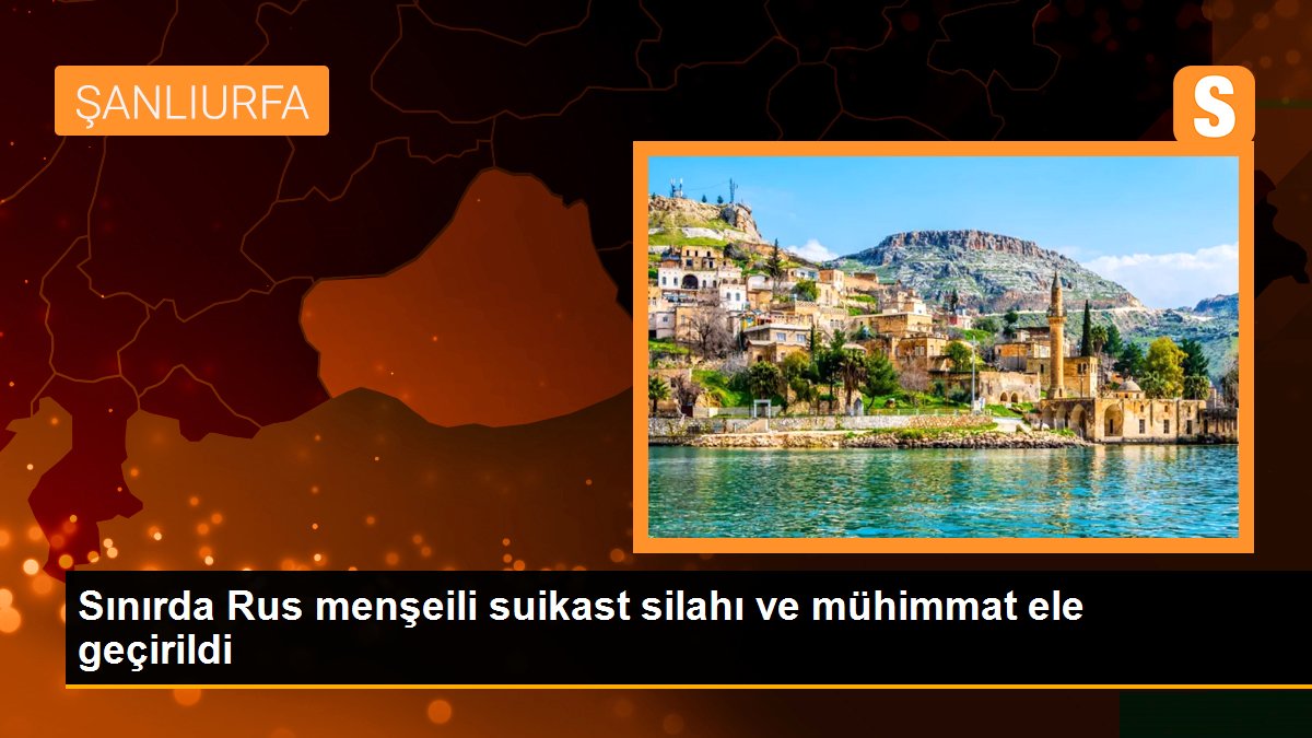 Sınırda Rus menşeili suikast silahı ve mühimmat ele geçirildi