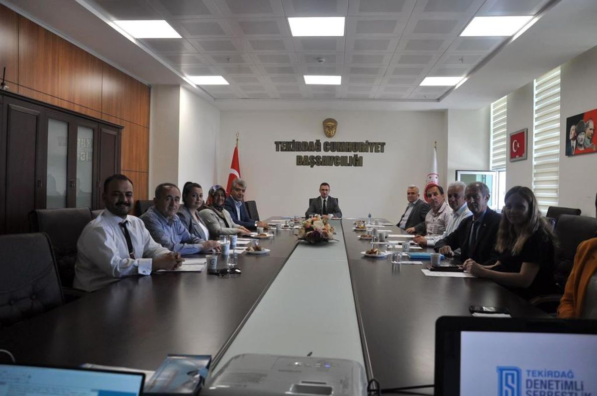 Tekirdağ Cumhuriyet Başsavcılığı Koruma Kurulu Başkanlığı toplantısı yapıldı