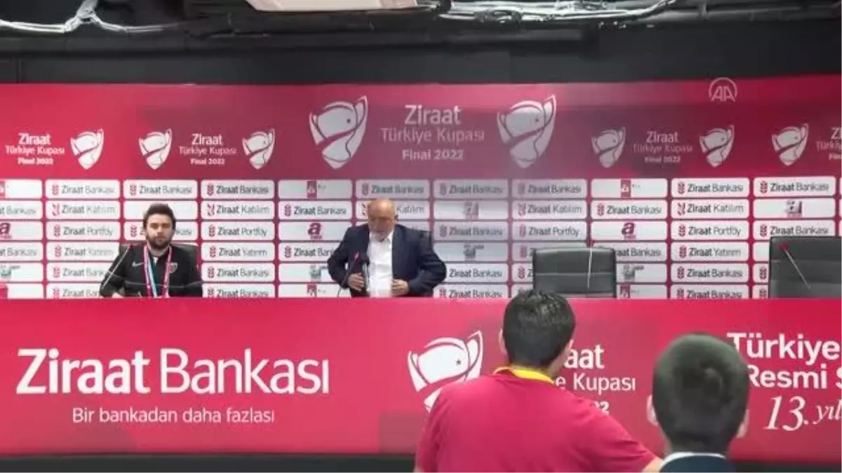 Ziraat Türkiye Kupası final maçının ardından