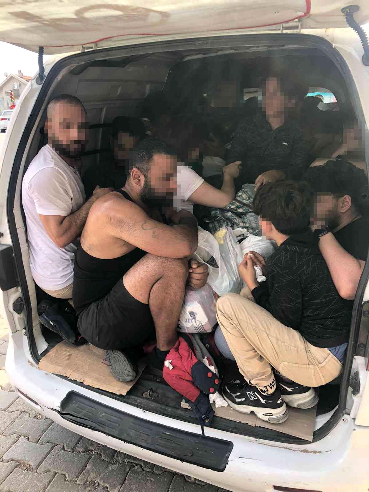 Balık istifi kaçış planını polisler bozdu