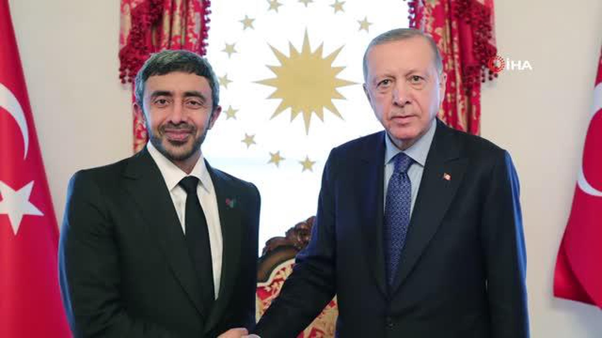 Cumhurbaşkanı Erdoğan, Birleşik Arap Emirlikleri Dışişleri ve Uluslararası İşbirliği Bakanı Şeyh Abdullah bin Zayed Al Nahyan\'ı kabul etti