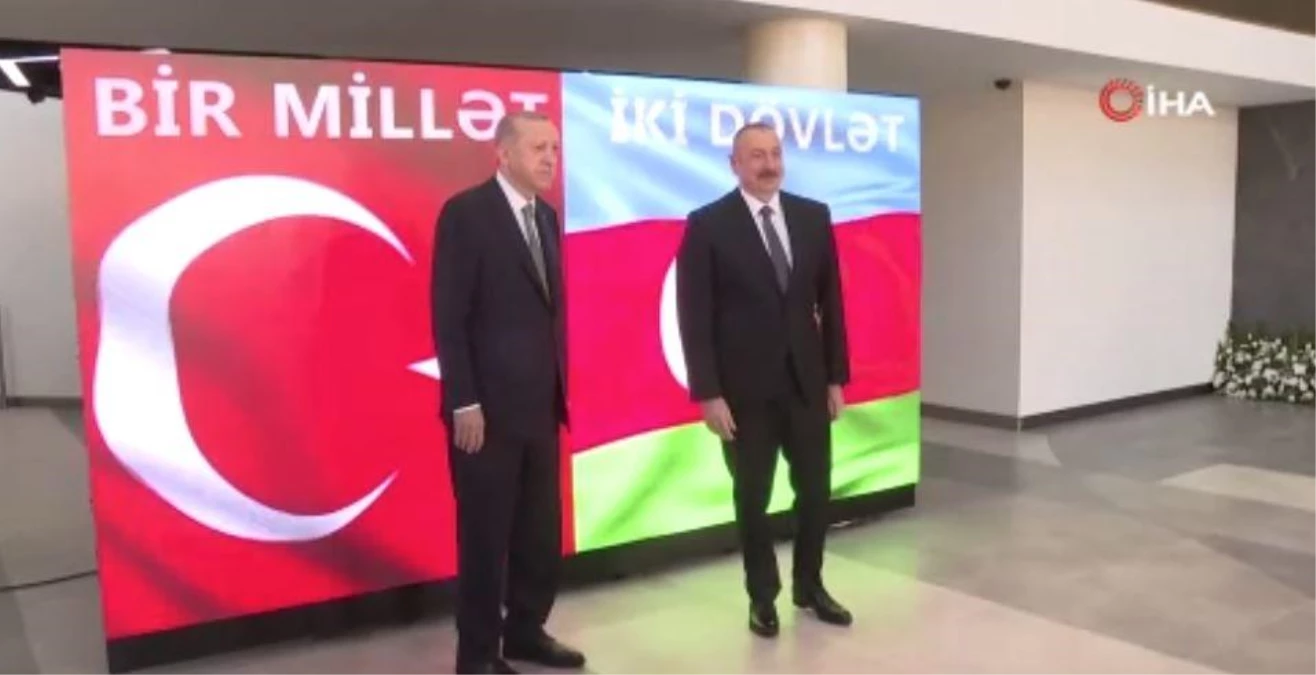 Cumhurbaşkanı Erdoğan ve Aliyev, ASAN Hizmet Merkezi ve Bakü Bilim Merkezi\'nin açılışına katıldı
