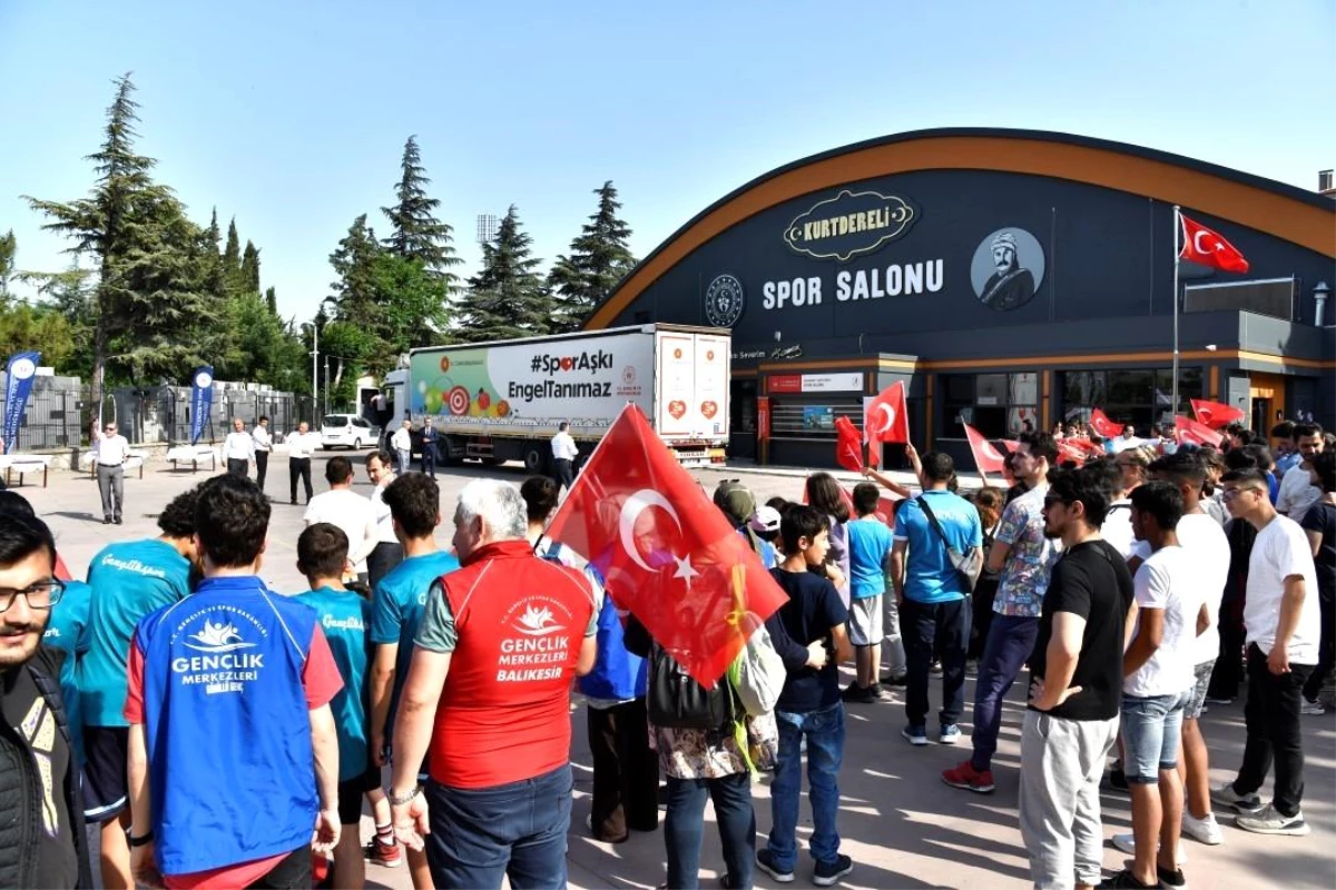 Cumhurbaşkanlığı Spor tırı Balıkesir\'de