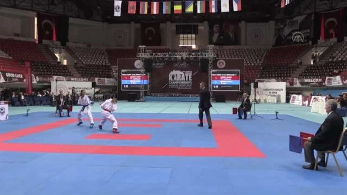 GAZİANTEP - 57. Avrupa Büyükler Karate Şampiyonası sürüyor