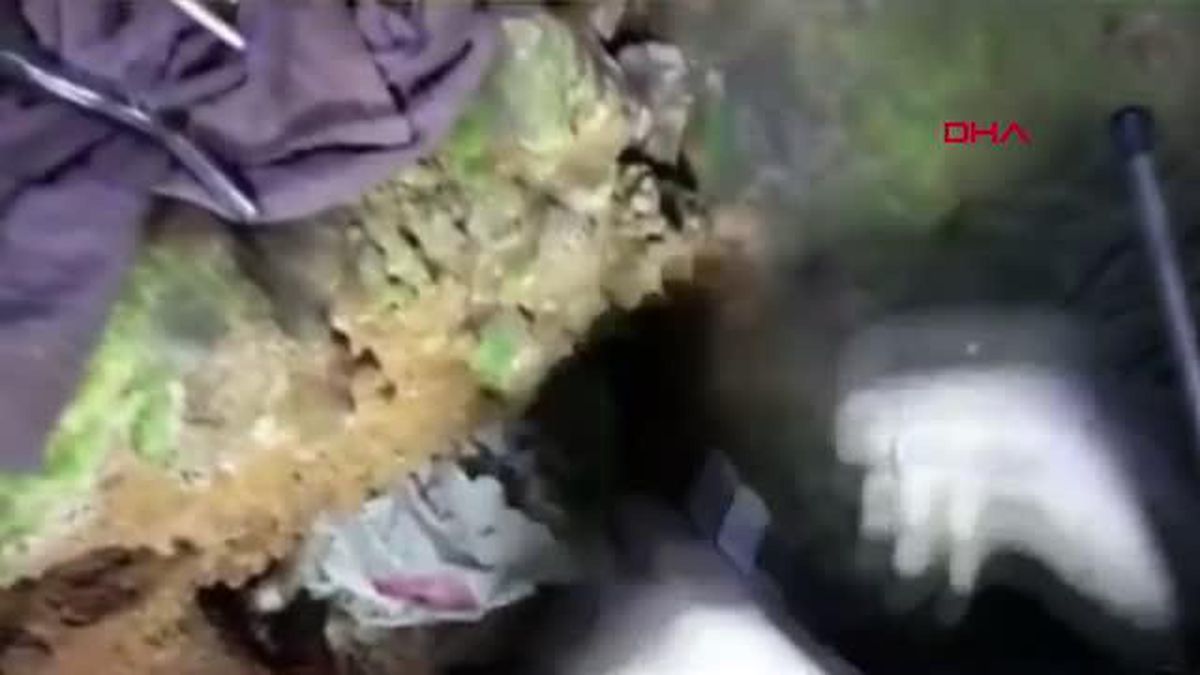 MALATYA'DA PKK / KCK'NIN KULLANDIĞI MAĞARADA 5 KİLO PATLAYICI ELE GEÇİRİLDİ