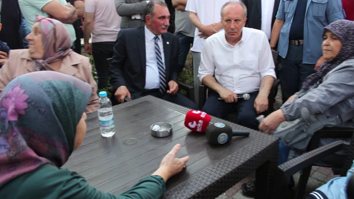 Muharrem İnce\'nin Bozüyük\'te Dinlediği Vatandaş: "Dün Çay Aldım, 39 Liraya Alırdım, 76 Liraya Aldım"