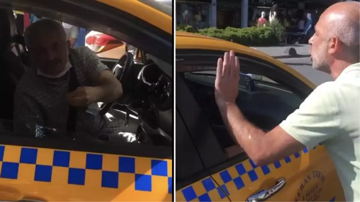 Müşteri seçen taksici bu kez sert kayaya çarptı! Almadığı vatandaşın UKOME'de çalıştığını öğrenince binsin diye yalvardı