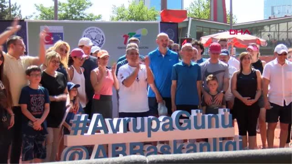 SPOR Ankara\'da \'Avrupa Günü Tenis Turnuvası\'