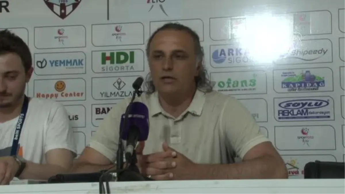 BALIKESİR - Royal Hastanesi Bandırmaspor-Eyüpspor maçının ardından