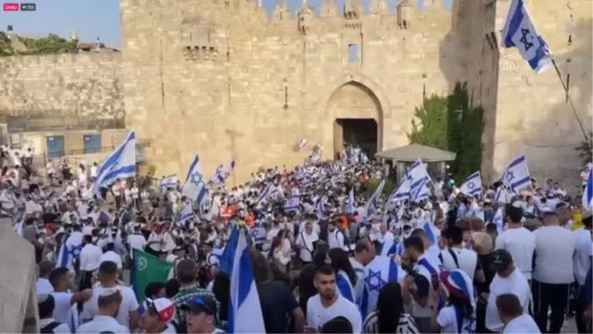 Fanatik Yahudi yerleşimcilerin Doğu Kudüs\'teki provokatif "bayrak yürüyüşü" sona erdi
