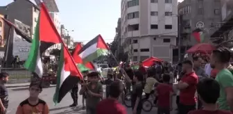 Ramallah'ta 'bayrak yürüyüşü' protestosu