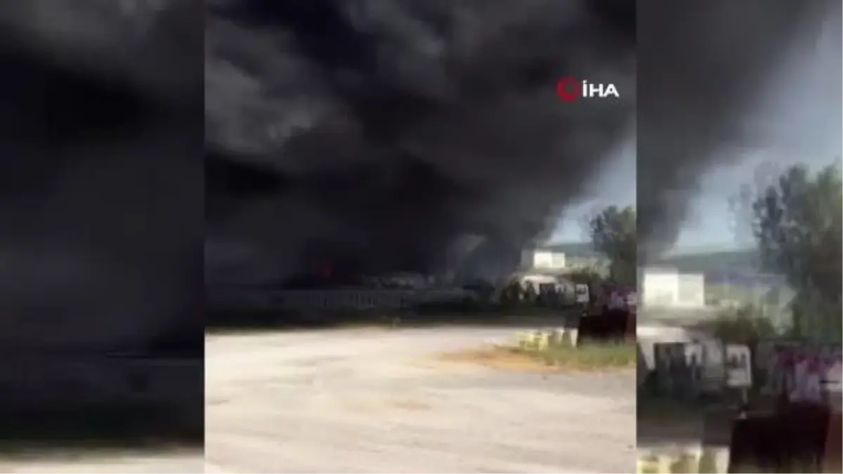 Kocaeli'de fabrika yangını... Ekiplerin müdahalesi sürüyor