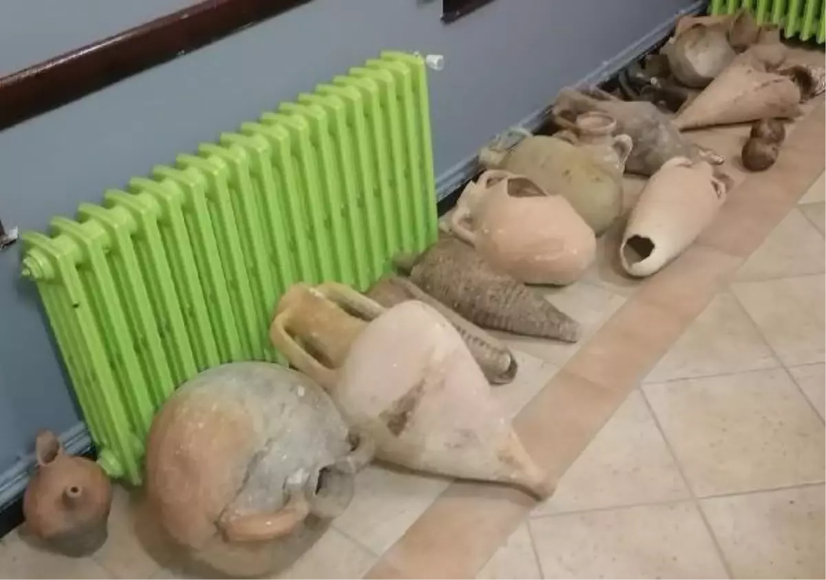 Kocaeli'de Roma ve Bizans dönemine ait amforalar ele geçirildi