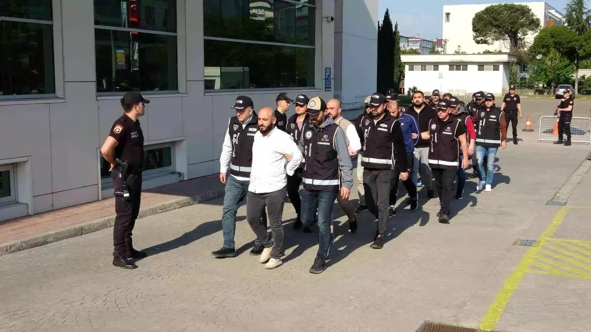 Ordu\'daki \'Müsilaj Operasyonu\'nda 8 şüpheli adliyeye sevk edildi