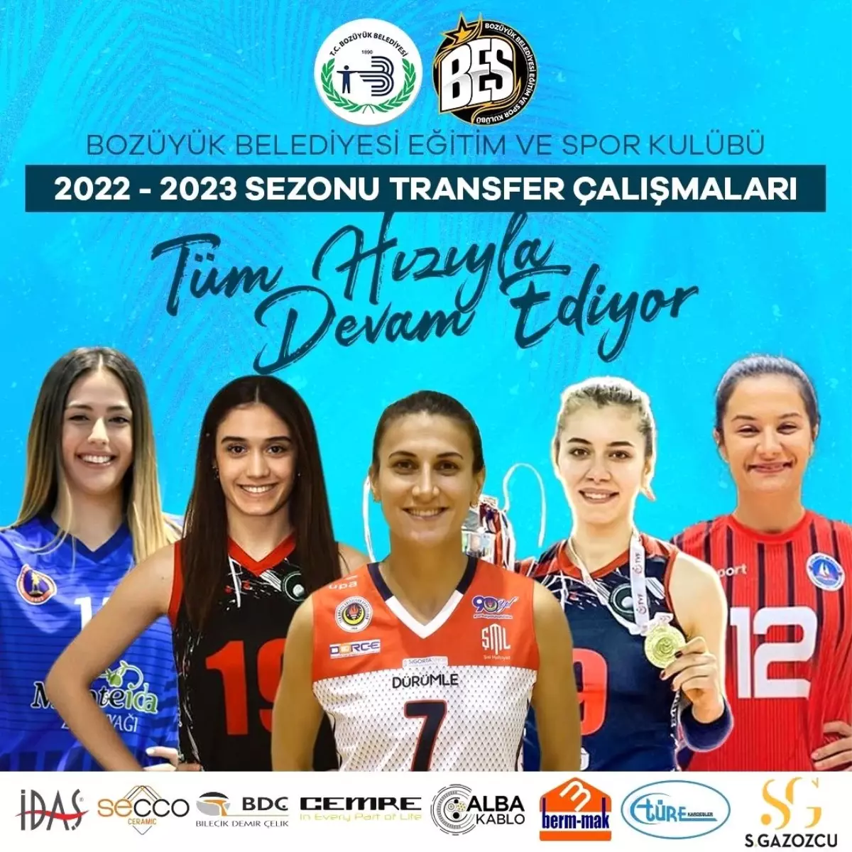 Bozüyük Belediyesi Eğitim Spor Voleybol Takımı transfer çalışmalarına başladı