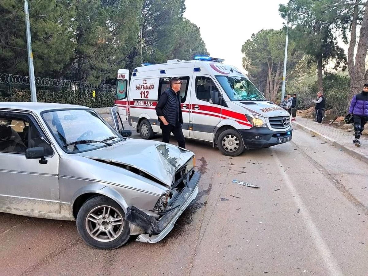 Denizli\'de son 1 haftada 138 trafik kazası meydana geldi