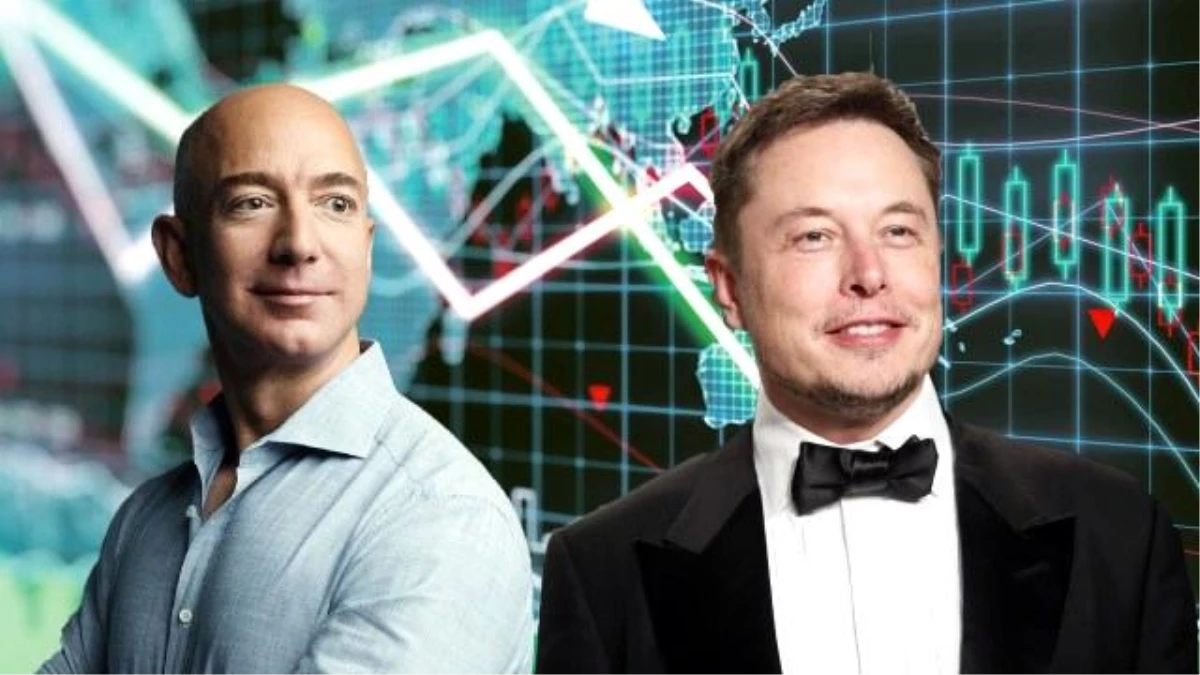Elon Musk\'tan Jeff Bezos\'a: büyük isimlerin servetleri eriyor!