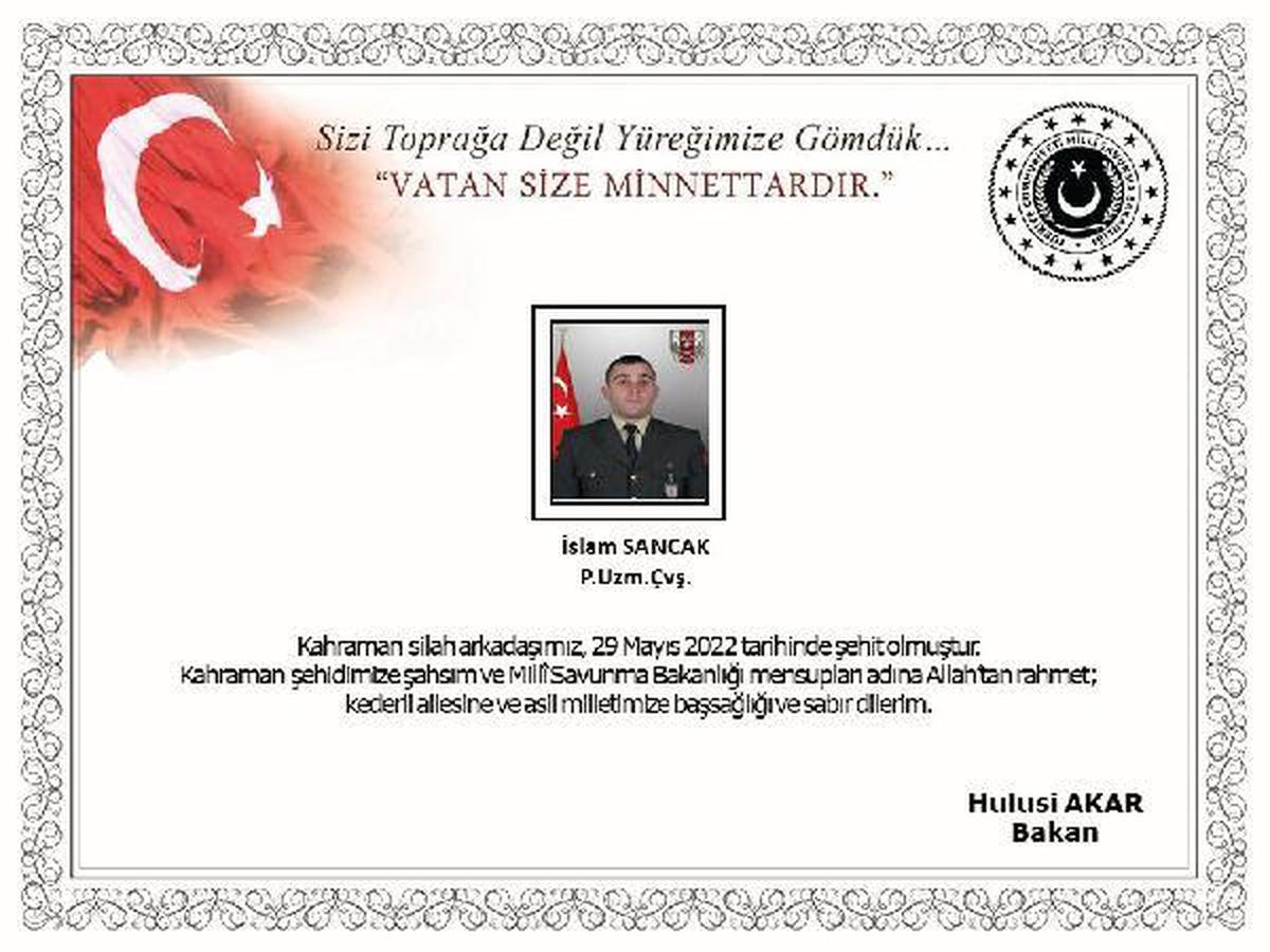 MSB: 1 asker şehit oldu (2)