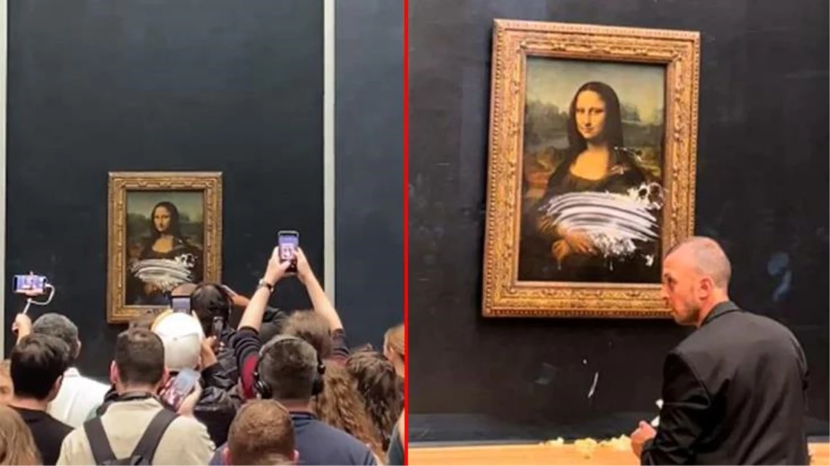 Yaşlı kadın kılığına girip, Mona Lisa tablosuna pasta fırlatan iklim aktivisti: Gezegeni yok etmeye çalışanlar var, onun için bunu yaptım!