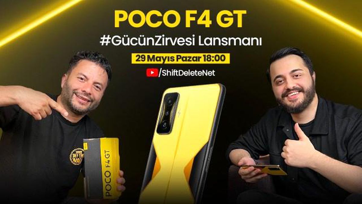 POCO F4 GT lansmanı bugün saat 18: 00\'de!