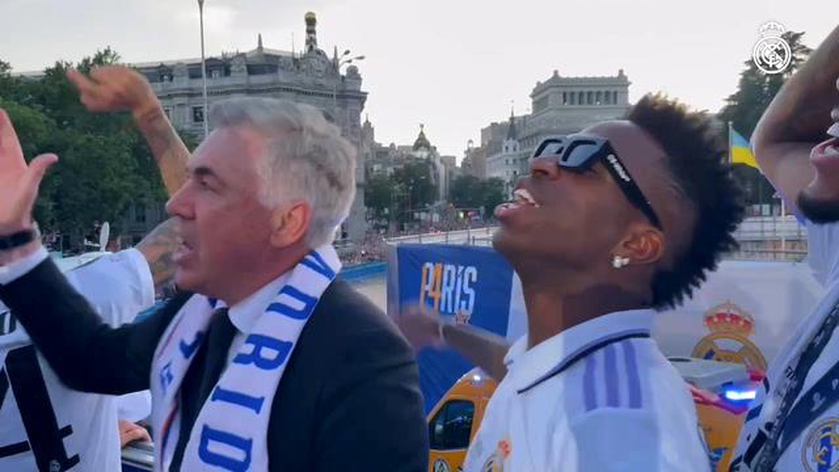 Real Madrid\'in sokaklara taşan mükemmel kutlaması