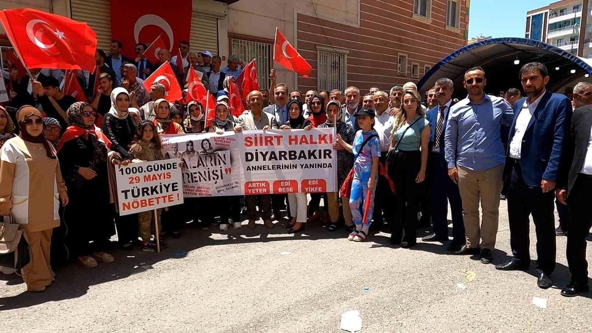 Siirt\'teki STK\'lardan Diyarbakır annelerine destek