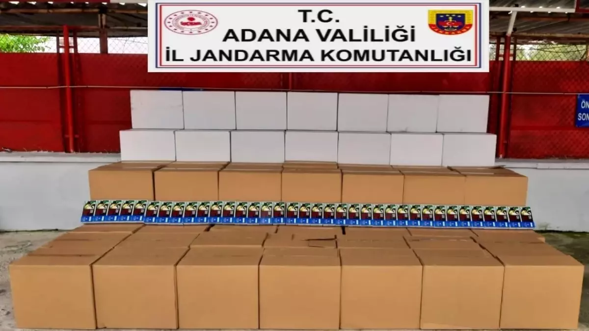 Şüpheli araçtan 1 milyon adet makaron çıktı