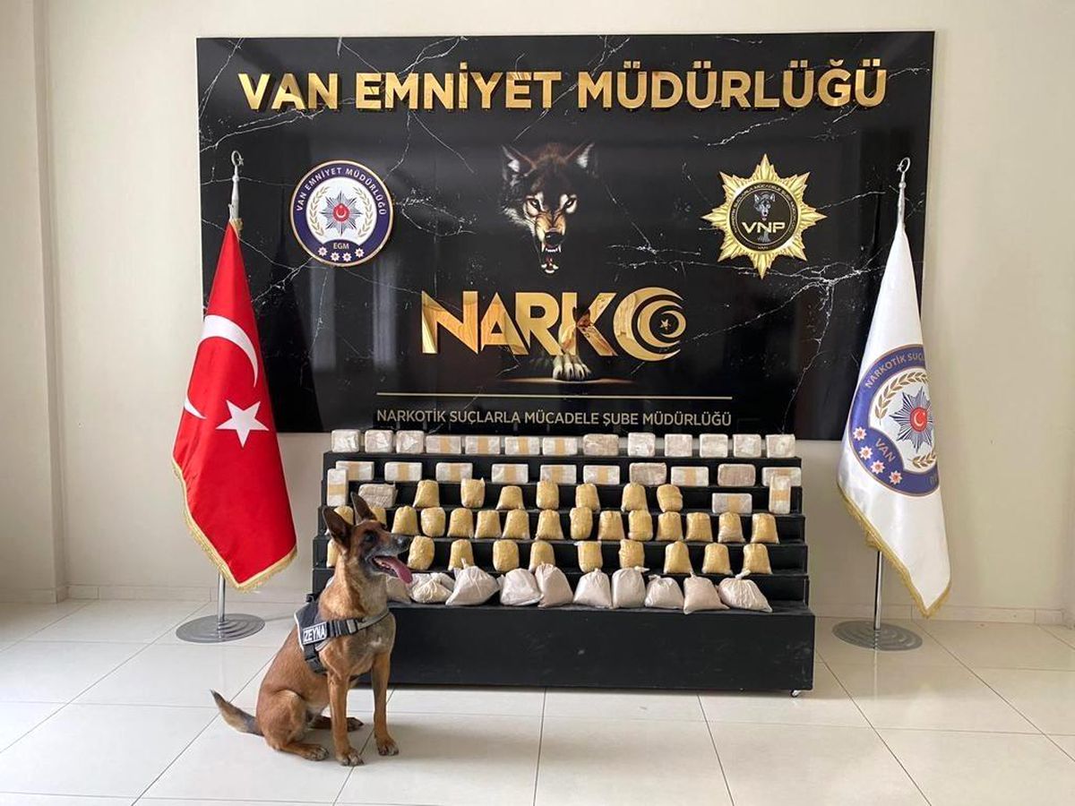 Van\'da 42 kilo 201 gram eroin ele geçirildi