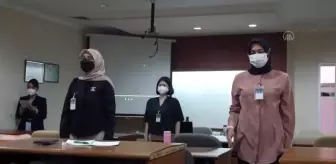 Cakarta'da uçuş görevlisi eğitim merkezi