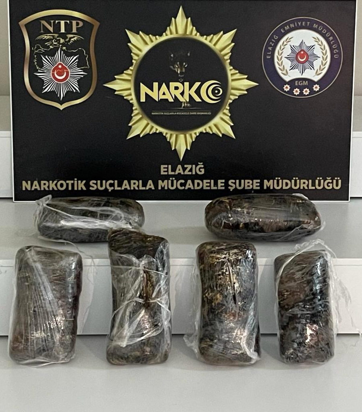 Elazığ\'da 7 kilo uyuşturucuyla yakalanan şüpheli tutuklandı