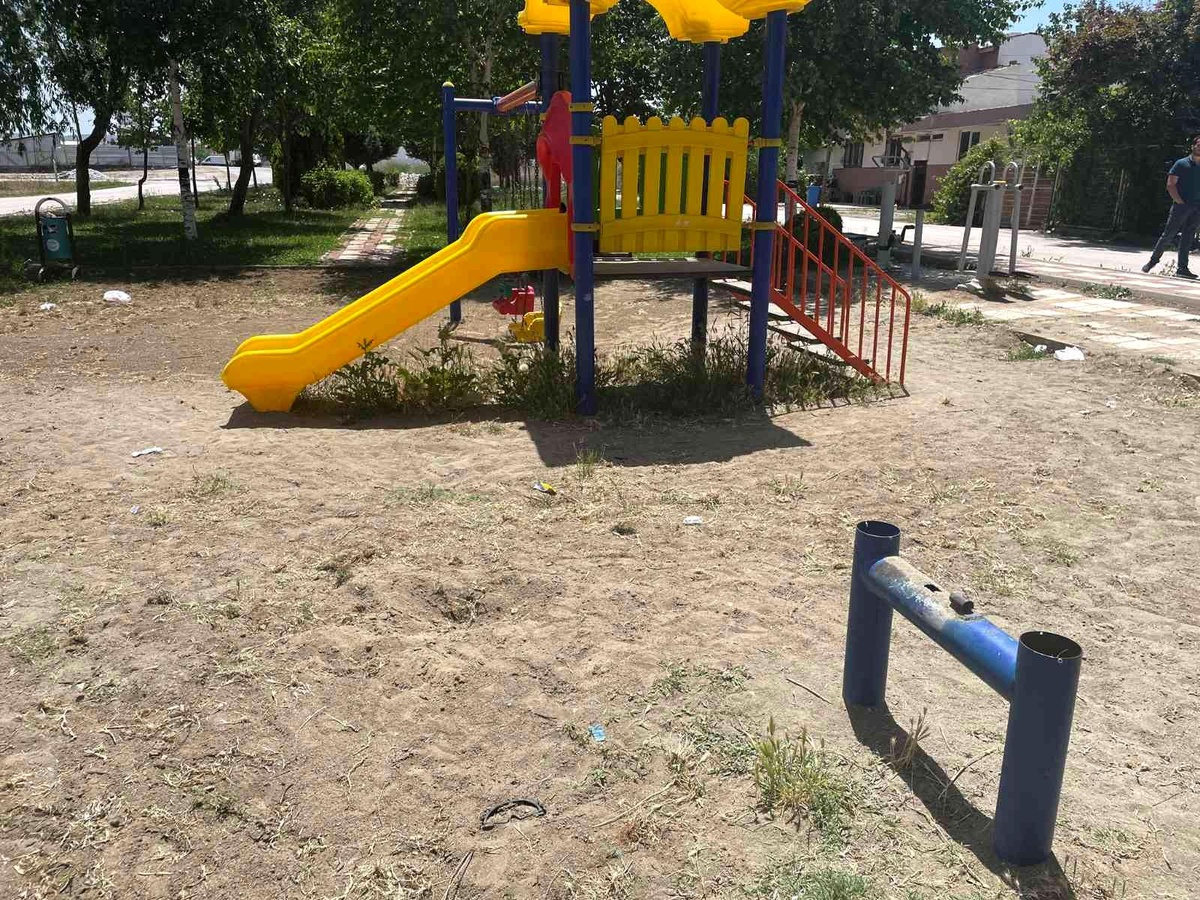 Odunpazarı\'ndaki bazı bakımsız çocuk parkları onarım bekliyor