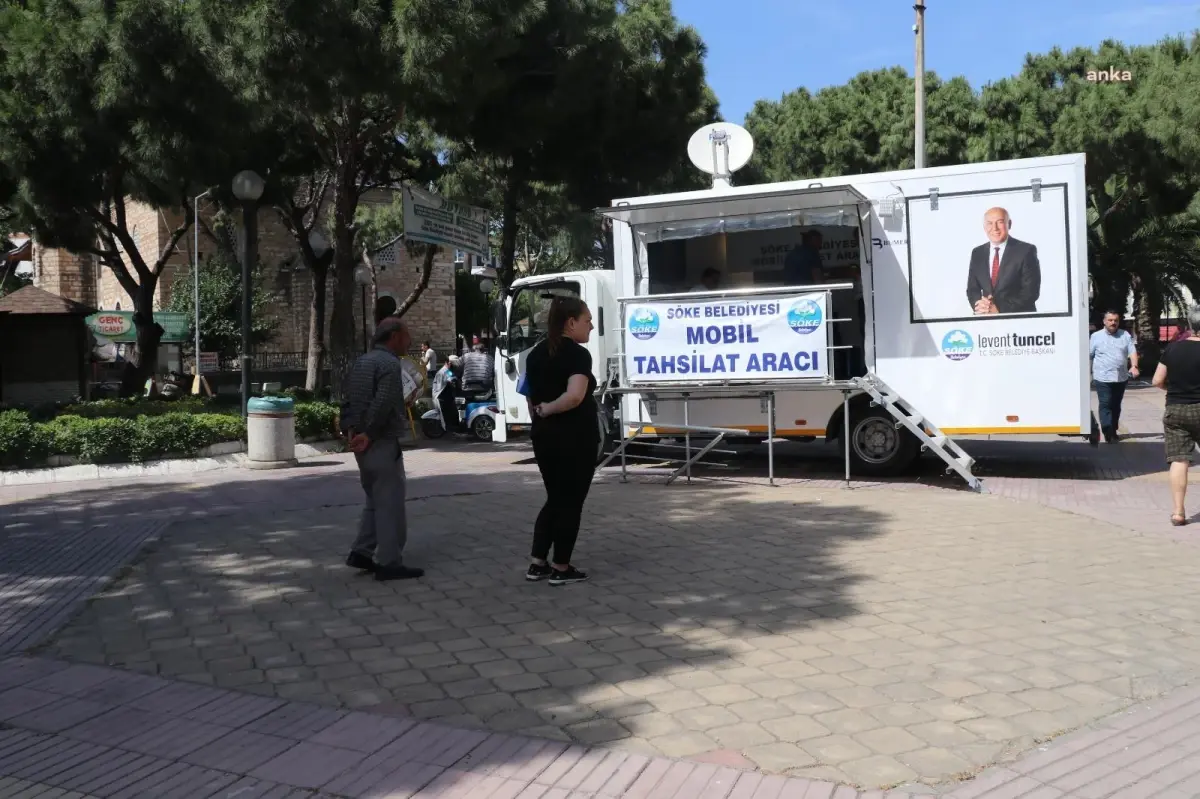 Söke Belediyesi Mobil Hizmet Aracı Yoğunluk Yaşanmasını Önledi