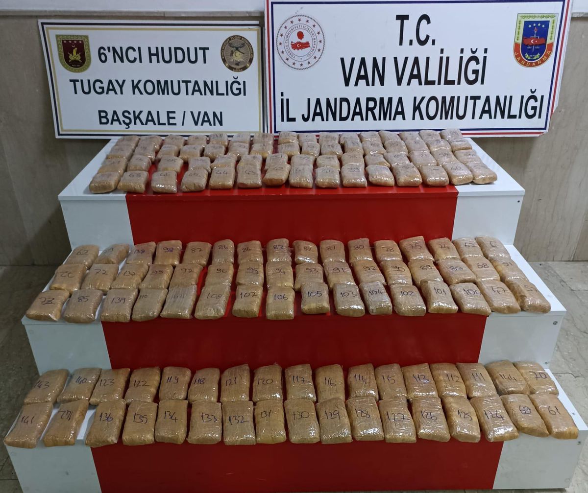Van\'da 225 kilo uyuşturucu ele geçirildi