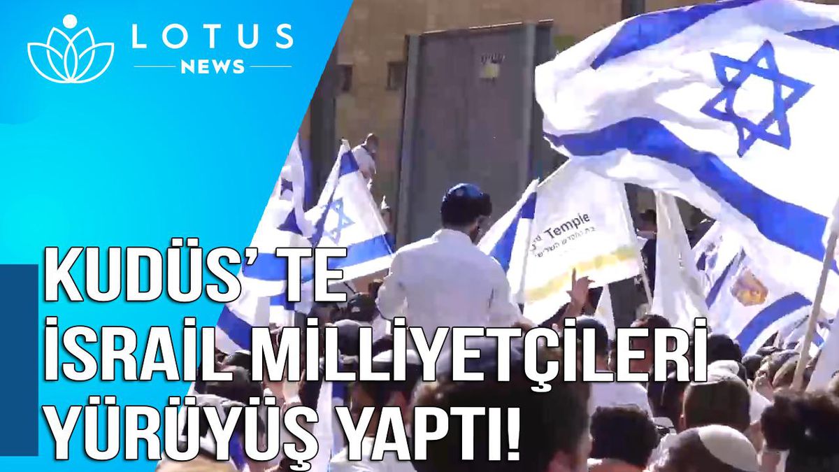 Video: Kudüs\'te İsrailli Milliyetçilerin Yürüyüşünde İsrailliler ile Filistinliler Arasında Çatışma Çıktı