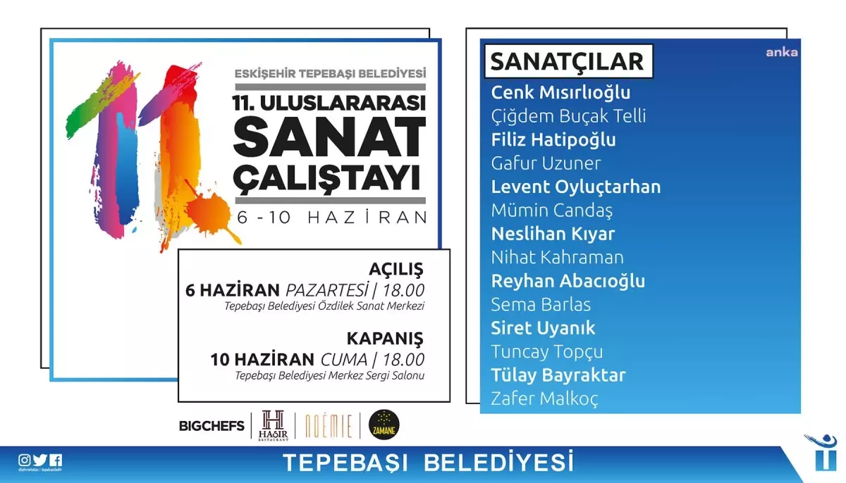 11. Uluslararası Sanat Çalıştayı Başlıyor