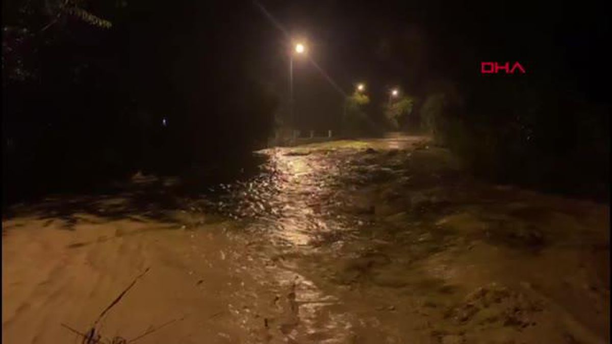 AMASYA'DA DERE TAŞTI, EV, AHIR VE TARIM ARAZİLERİNİ SU BASTI