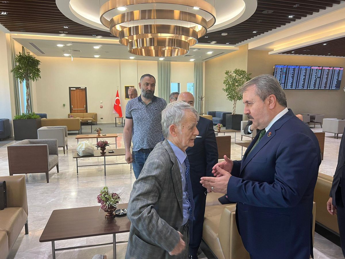 BBP Genel Başkanı Destici, Kırımoğlu ile bir araya geldi